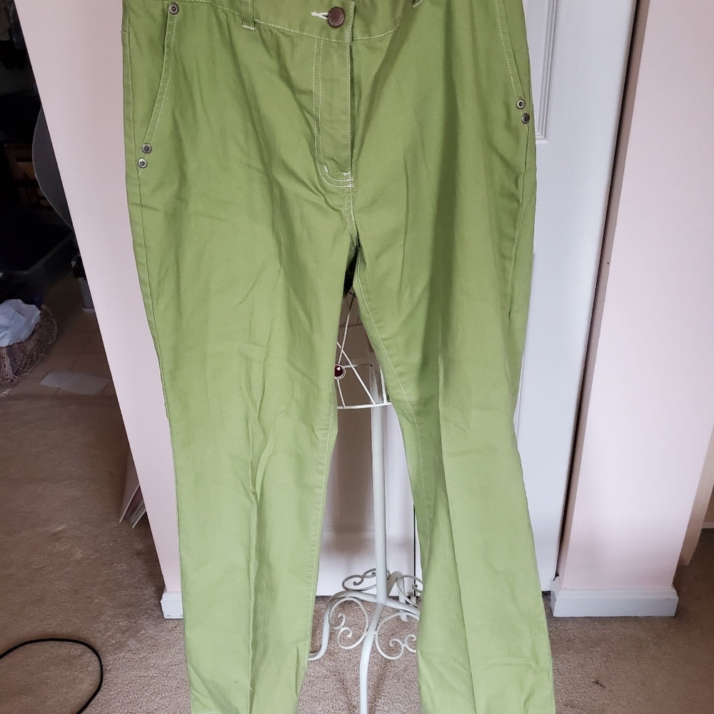 Apple Green sigrid Olsen jeans size 8